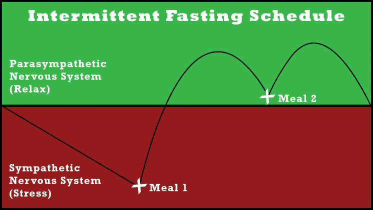 intermittent fasting schedule stress and relax